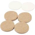 Shepherd Hardware FeltGard Series Super Stick Pad, Round, 1-1/2 in, Felt, Beige, 4PK 9892